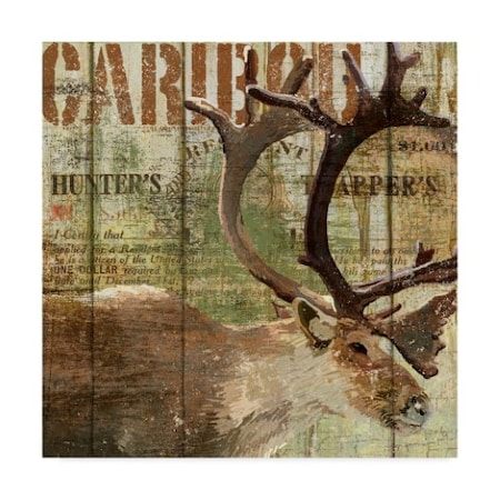 Art Licensing Studio 'Open Season Caribou' Canvas Art,35x35